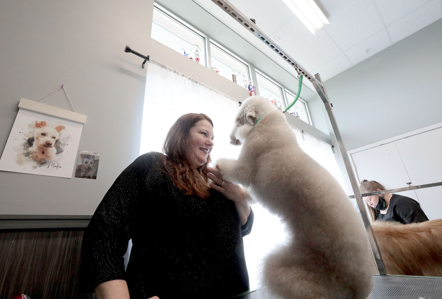 Deb Compton with Ripley